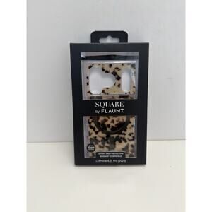 FLAUNT Square Case for Apple iPhone 17 Pro Blonde Tortoise Shell OPEN NEW
